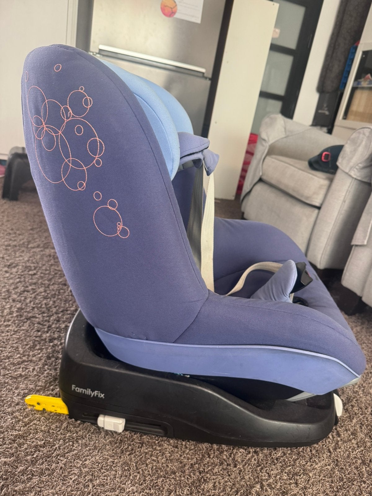 Autostoel maxicosi pearl isofix familyfix, Kinderen en Baby's, Ophalen, Verstelbare rugleuning, Gebruikt, 9 t/m 18 kg