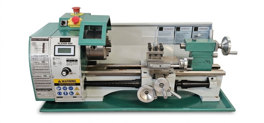 CDH Tools 220 x400 Vario draaibank TL220D-400 Grote doorlaat, Doe-het-zelf en Bouw, Ophalen of Verzenden, Nieuw, Metaaldraaibank
