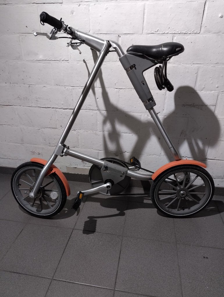 2 Strida vouwfietsen, Ophalen, Gebruikt, Totaal opvouwbaar, Schijfrem