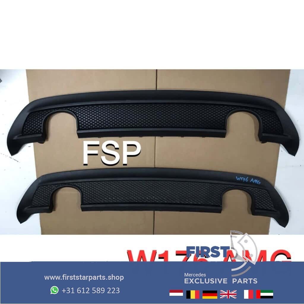 W176 AMG Diffuser Mercedes A Klasse 2013-2016 onder spoiler, Gebruikt, -, Ophalen of Verzenden, -