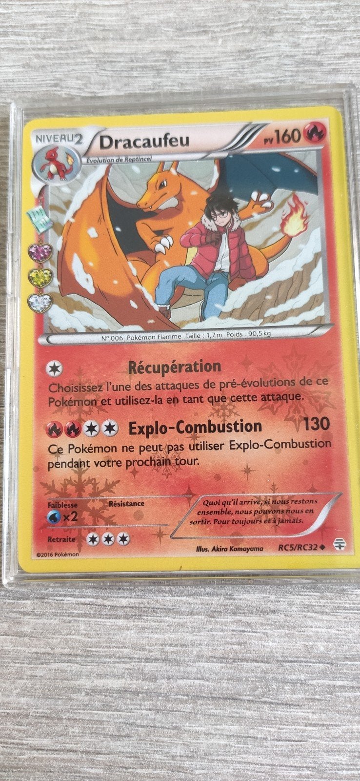 carte Pokémon Dracaufeu, Enlèvement