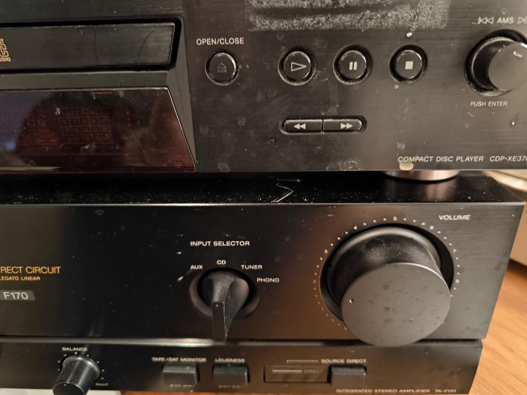 chaine hifi SONY deck cd ampli, Enlèvement, Comme neuf, Lecteur CD, Sony