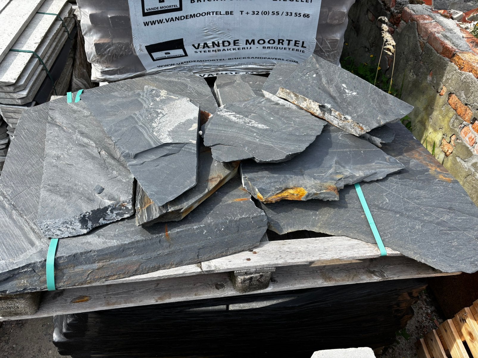 Leisteen Flagstone, Tuin en Terras, Ophalen, Nieuw