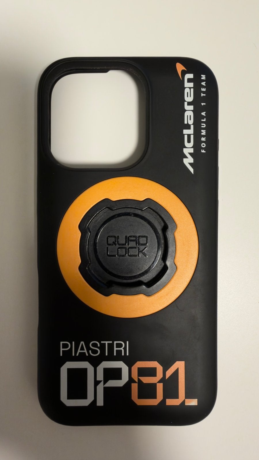 Quad Lock Piastri - iPhone 16 pro, Ophalen of Verzenden, Zo goed als nieuw, Quad Lock, IPhone 16