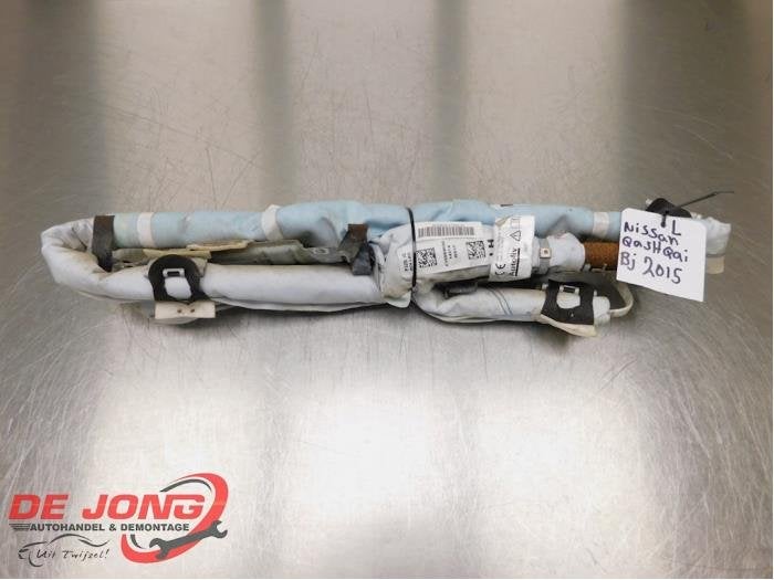 Airbag plafond gauche d'un Nissan Qashqai, -, 3 mois de garantie, Utilisé, -