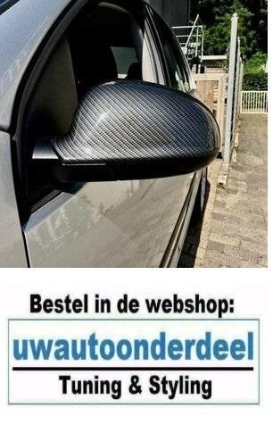 Spiegel Spiegelkappen Carbon Look Geschikt Voor Vw Golf 5, Verzenden