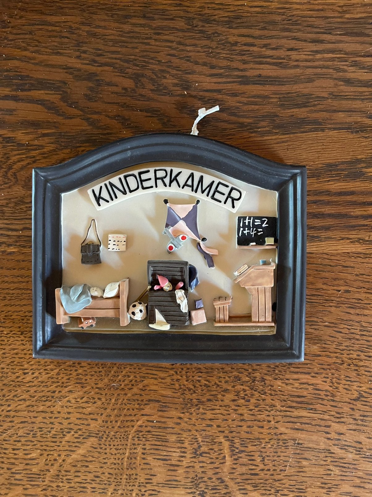 Uniek 3D Naambord / Wandbordje "Kinderkamer " – Vintage Look, Ophalen of Verzenden, Zo goed als nieuw