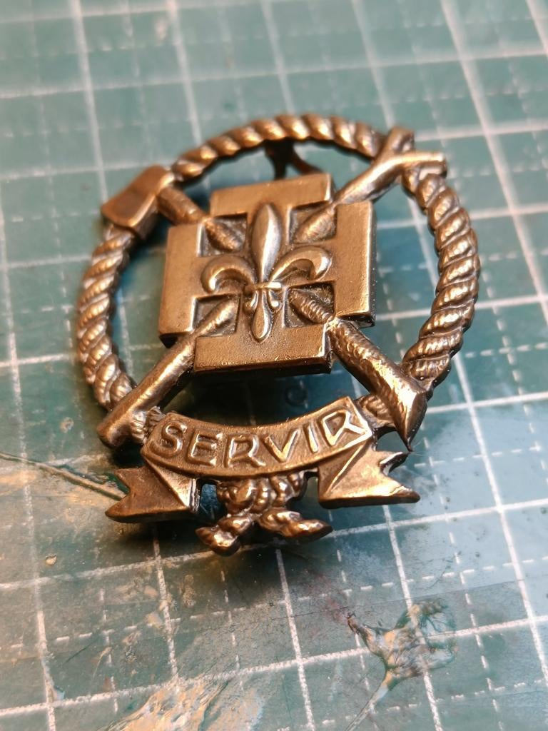 Médaille scout, Enlèvement