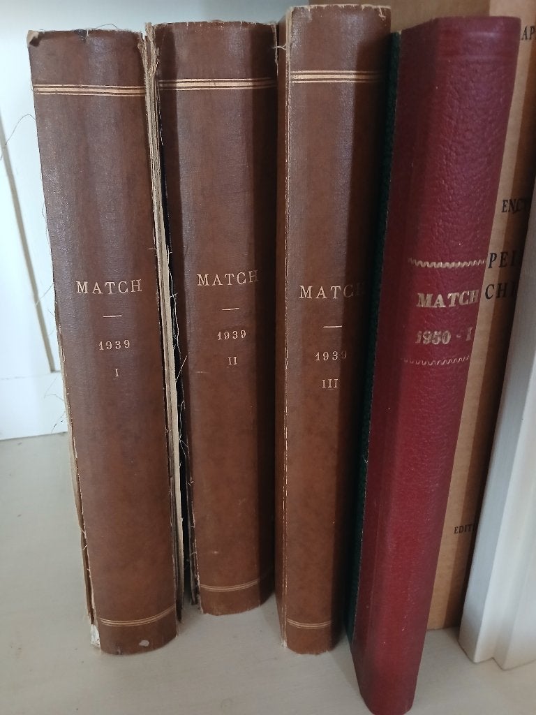 4 volumes reliés de Match 1939 et Paris Match 1950-52, Enlèvement
