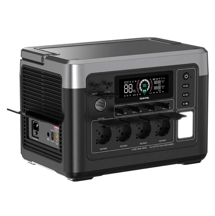 Draagbare 1800W Powerstation 1536Wh Thuisbatterij OFFGRID, Caravans en Kamperen, Caravanaccessoires, Nieuw, Ophalen of Verzenden