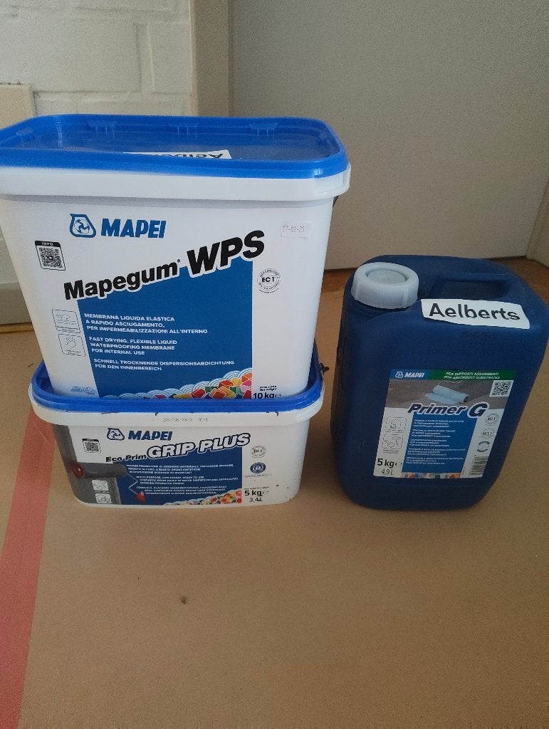 Producten mapei, Bricolage & Construction, Enlèvement, Utilisé