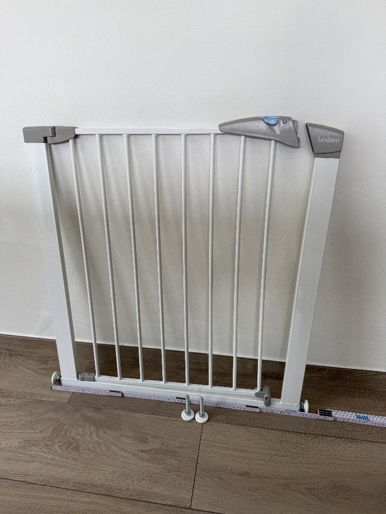 traphek Lindam 76-84cm, Kinderen en Baby's, Traphekjes, Ophalen, Gebruikt, Aluminium, Schroefhekje