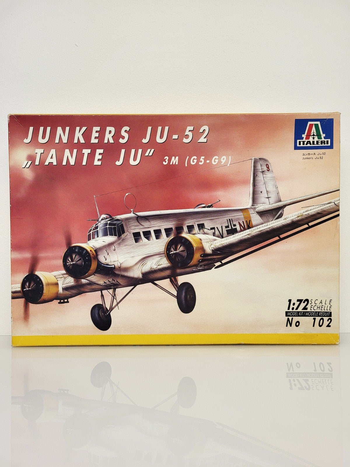 1:72 Italeri Junkers-Ju 52 Tante Ju 3M (G5-G9), 1:72 tot 1:144, Italeri, Ophalen of Verzenden, Zo goed als nieuw