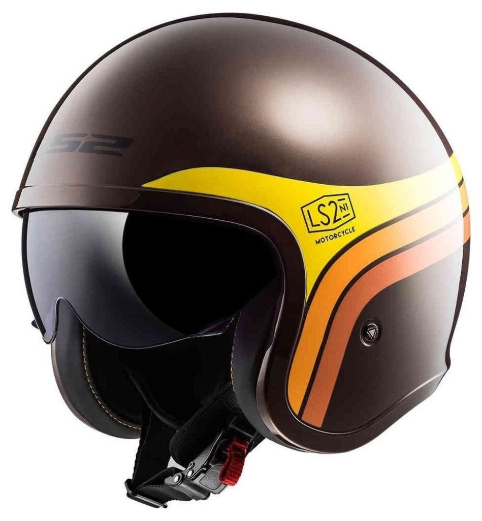 OF599 Spitfire Sunrise motorhelm, Motoren, Kleding | Motorhelmen, Dames, Jethelm, Nieuw zonder kaartje, S