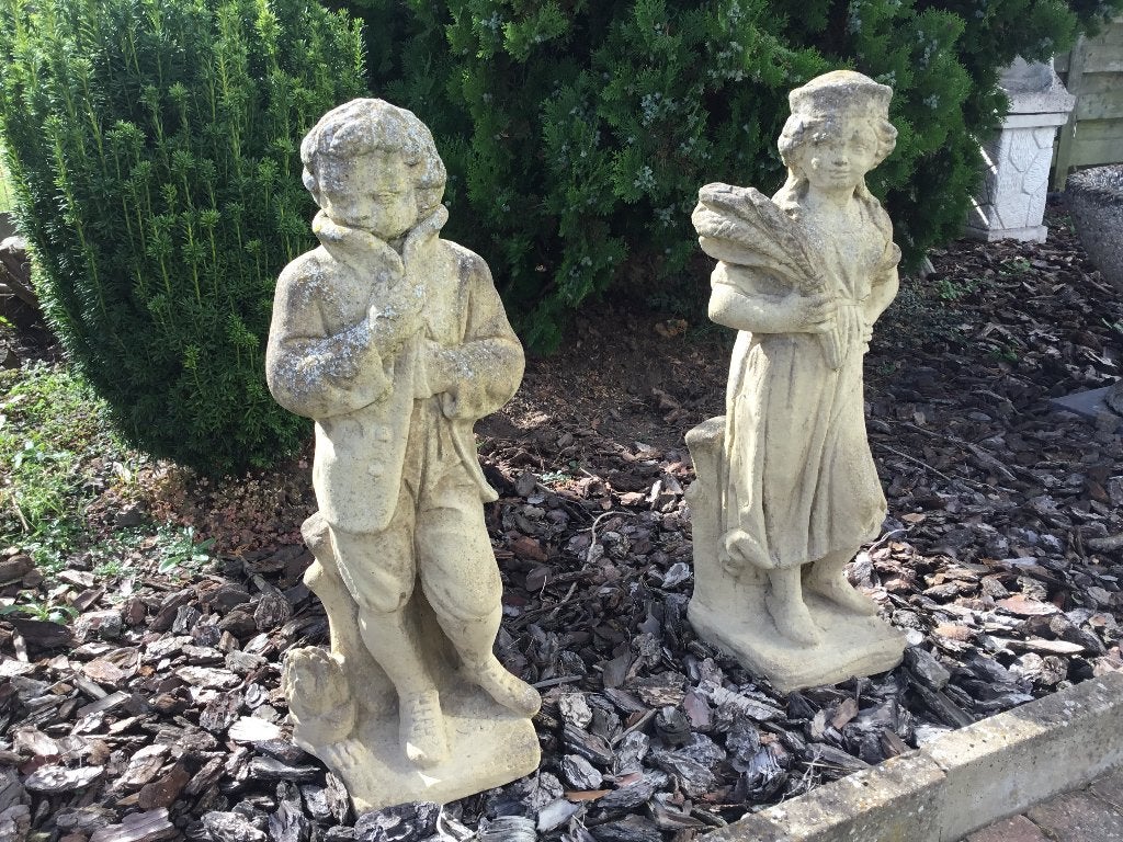 Beeldje in beton, Ophalen