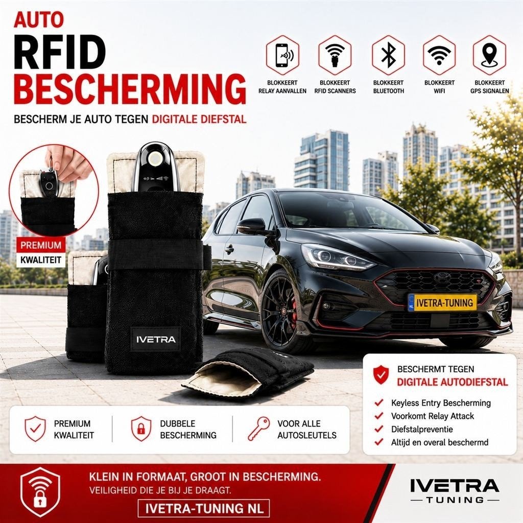 RFID bescherming Autosleutels Auto| Keyless Entry, Ophalen of Verzenden, Nieuw