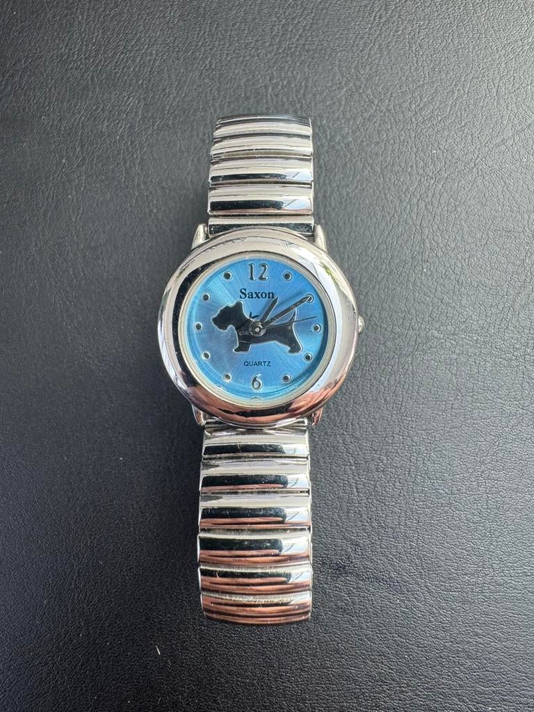 Saxon quartz horloge Schnauzer, Envoi, Comme neuf