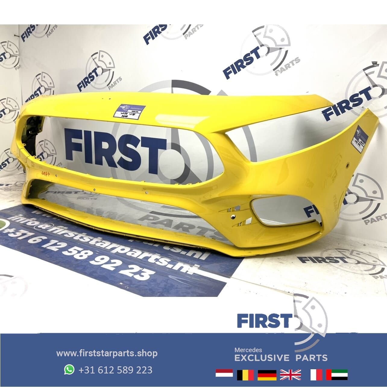 Mercedes AKlasse BUMPER 2018-2024 W177 AMG VOORBUMPER A35 ZW, Gebruikt, -, Voor, Ophalen of Verzenden