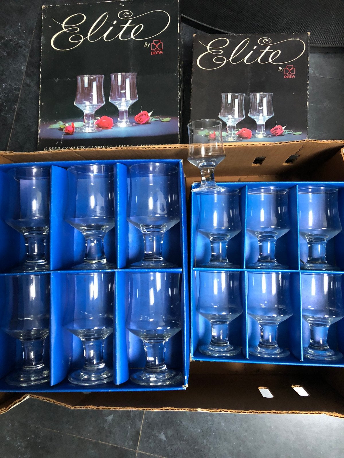 Volledig glazen servies, Collections, Verres & Petits Verres, Enlèvement, Comme neuf