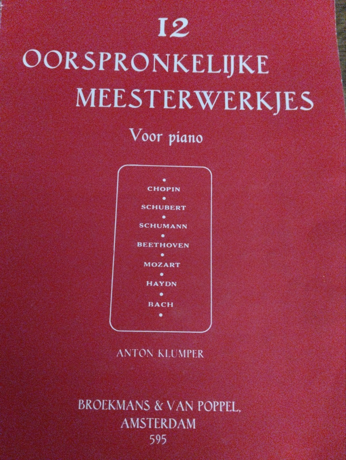 12 oorspronkelijke meesterwerkjes voor piano, Muziek en Instrumenten, Verzenden