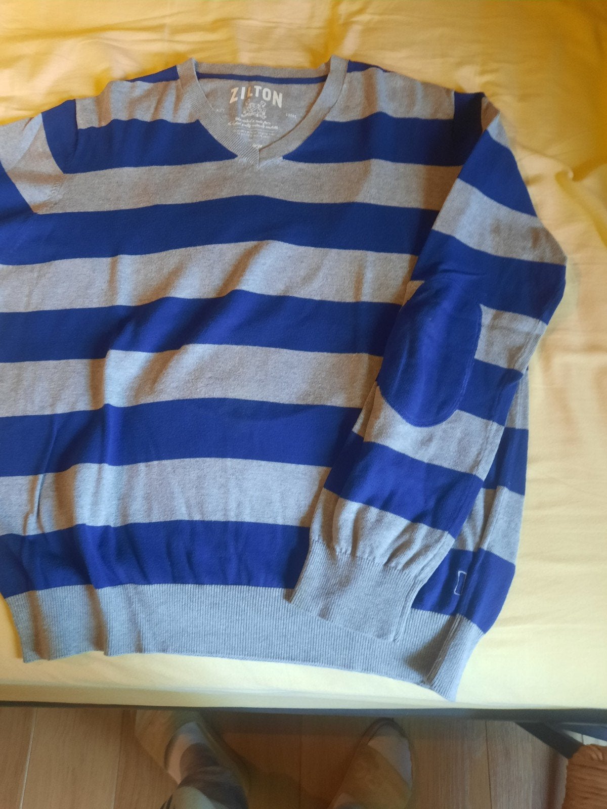 Trui zilton blauw grijs  xl, Overige kleuren, Maat 56/58 (XL), Ophalen of Verzenden, Zo goed als nieuw