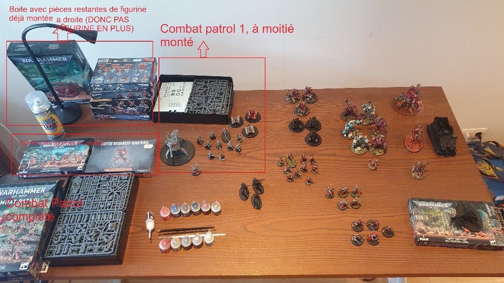 Adeptus mechanicus figurine warhammer, Figurine(s), Enlèvement, Utilisé, Peint