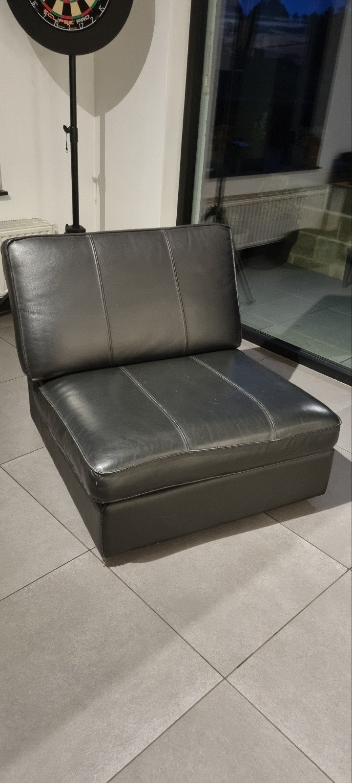 fauteuil ikea 1 place en cuir, Enlèvement ou Envoi, Cuir