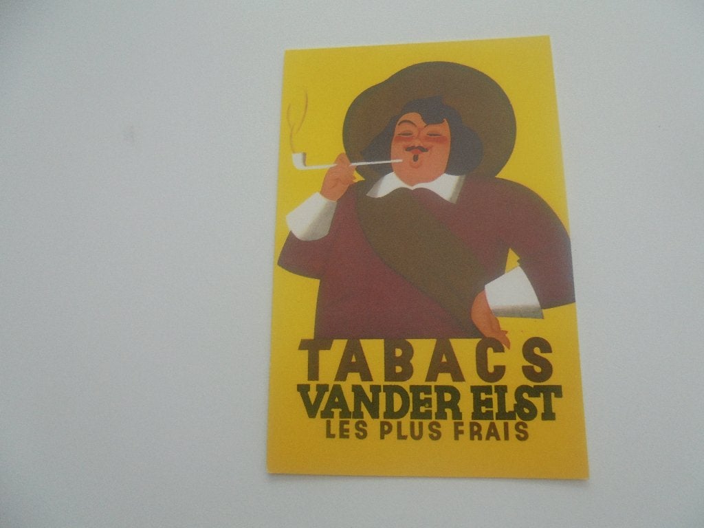 reclama kaart - tabacs vander elst, Ophalen of Verzenden, 1960 tot 1980, Ongelopen, Overige thema's