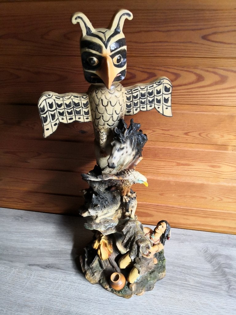 Groot indianenbeeld - ongeveer 52 cm, Ophalen