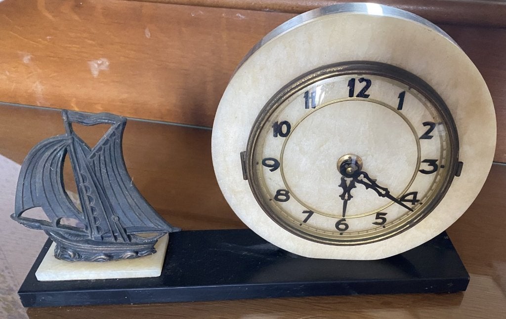 Vintage klok, Huis en Inrichting, Vintage, Ophalen of Verzenden, Gebruikt