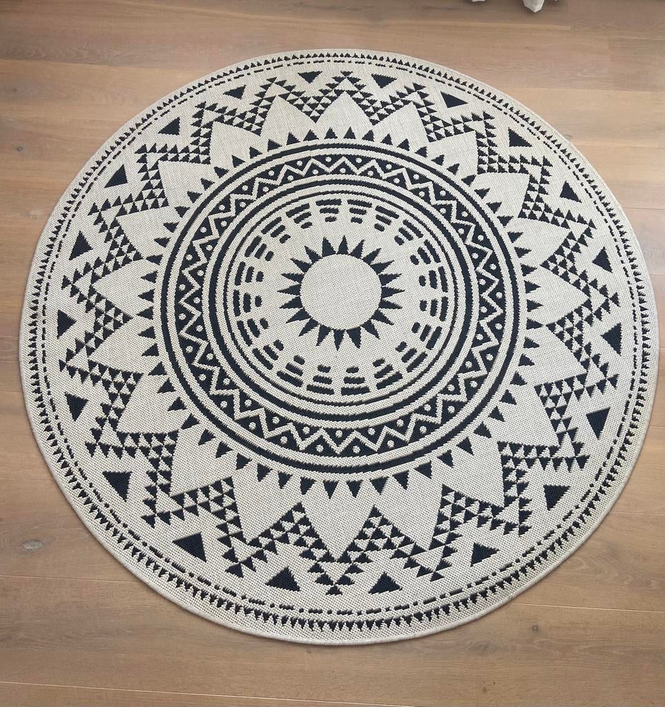 Rond vloerkleed 160cm, Huis en Inrichting, Ophalen, Zo goed als nieuw