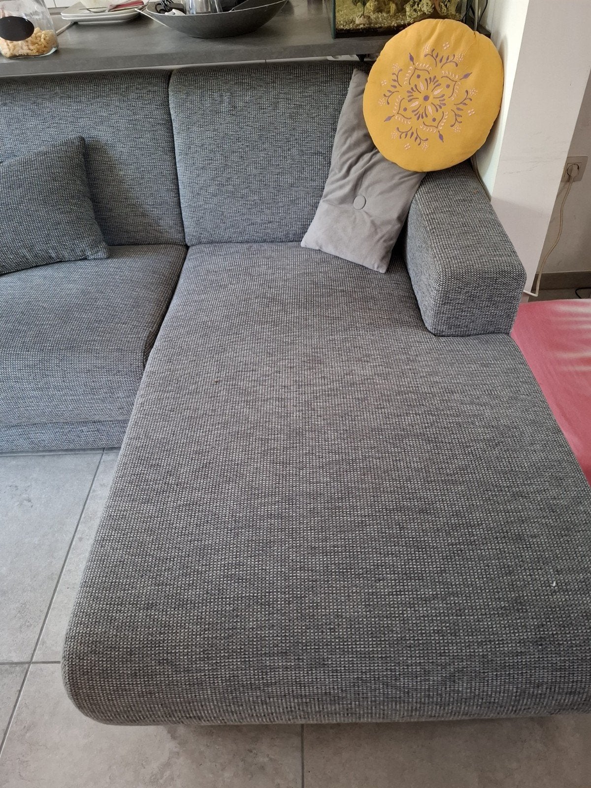 Te koop stoffen hoekbank, Ophalen, Hoekbank