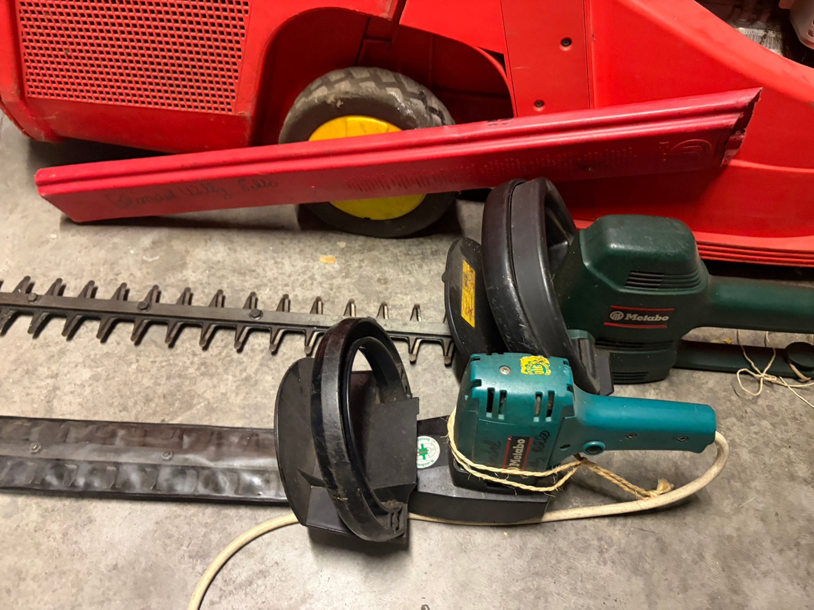 Metabo elektrische, Tuin en Terras, Heggenscharen, Ophalen, Zo goed als nieuw