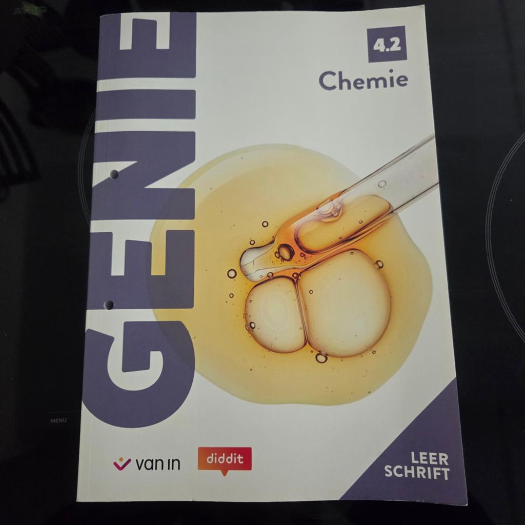 Genie Chemie 4.2 - leerschrift, Boeken, Schoolboeken, ASO, Scheikunde, Nieuw, Ophalen of Verzenden