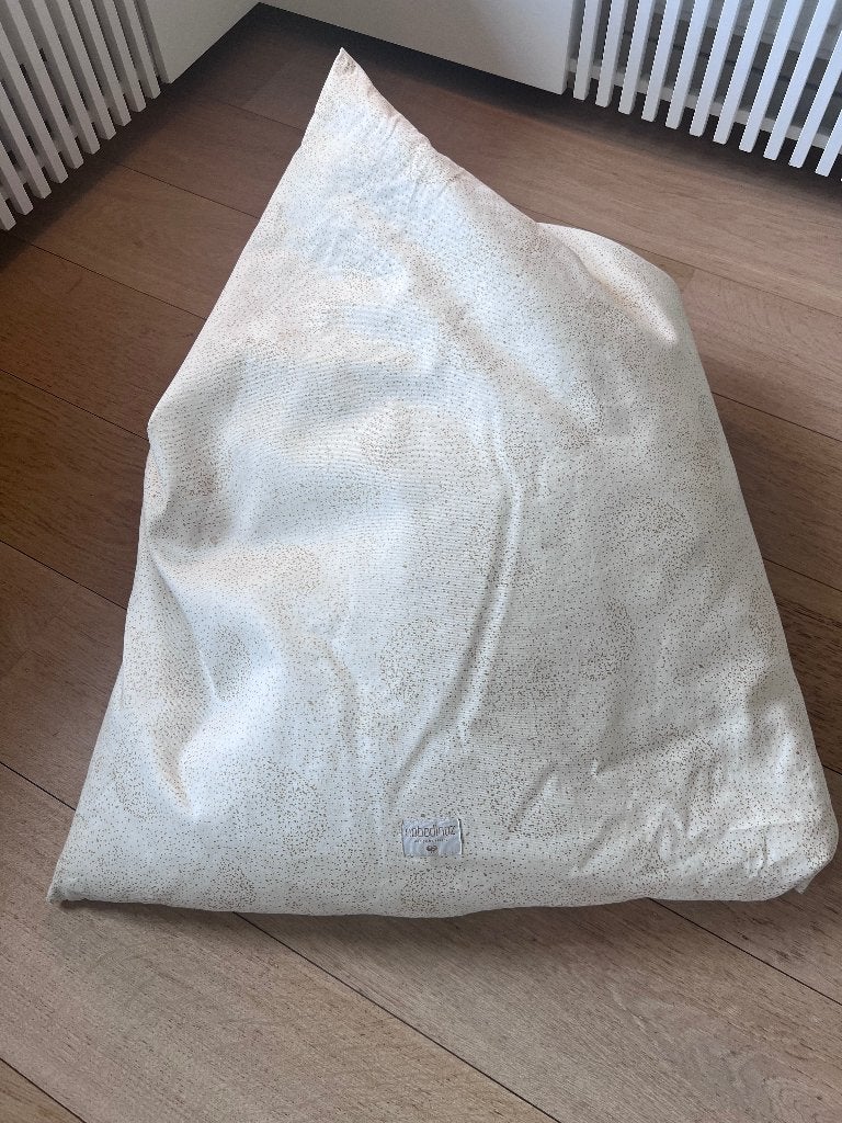 Poef / Zitzak, Ophalen, 75 tot 100 cm, Zo goed als nieuw, Stof