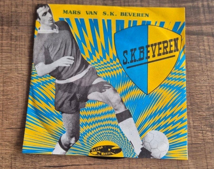 VOETBAL SINGEL MARS S.K. BEVEREN, Ophalen, Zo goed als nieuw, Poster, Plaatje of Sticker