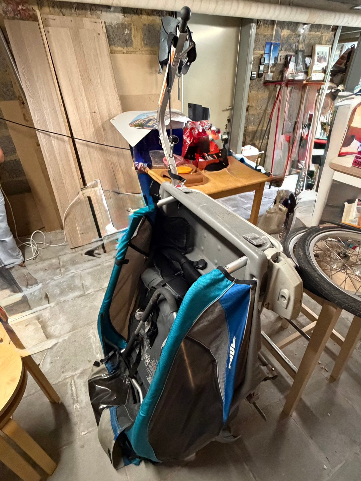 Remorque a Velo duo assise THULE, Vélos & Vélomoteurs, Enlèvement, Utilisé