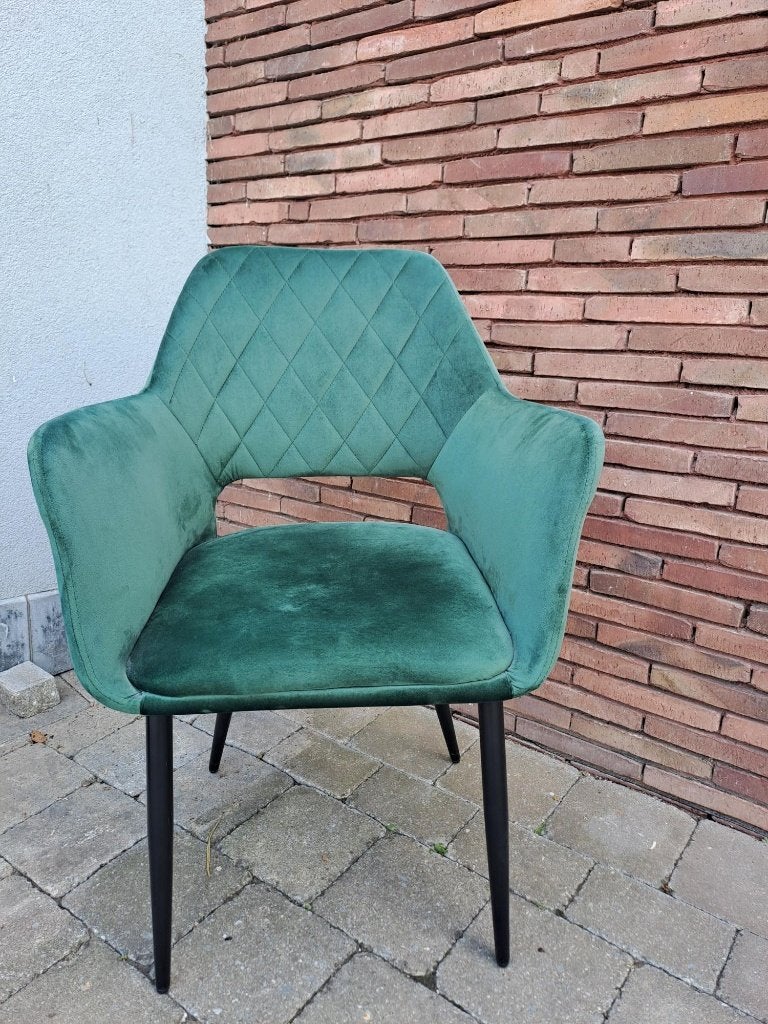 Groene designstoel, Maison & Meubles, Chaises, Autres couleurs, Comme neuf, Enlèvement, Une