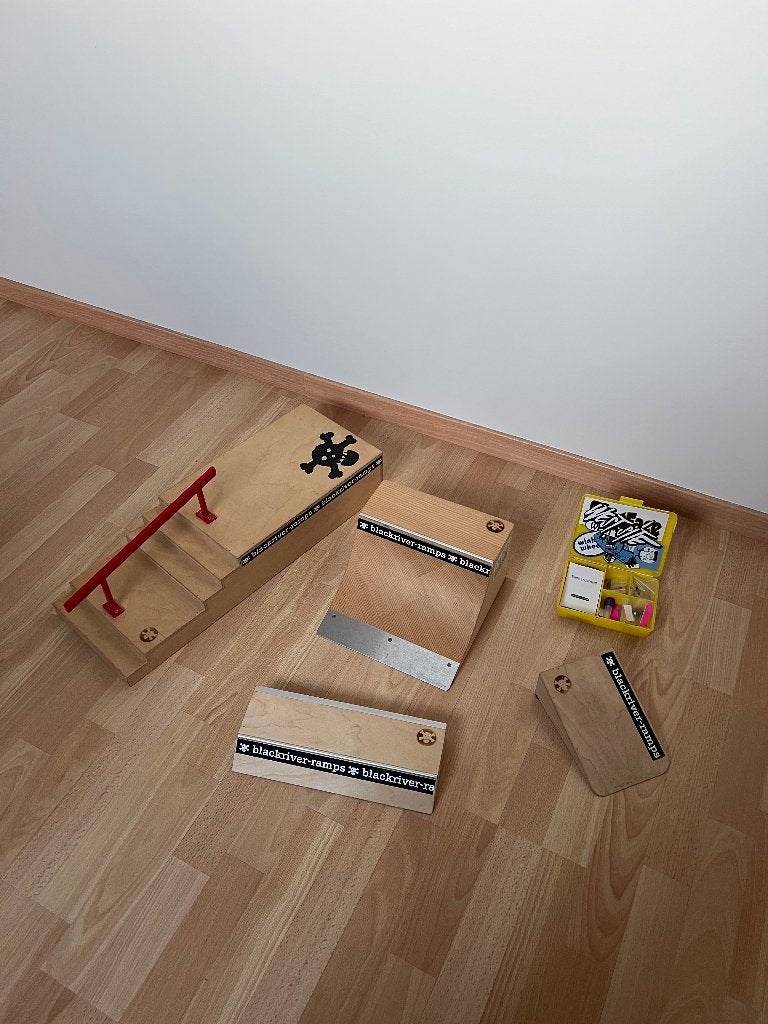 Black River Fingerboard Obstakels, Fingerboards en Tools, Kinderen en Baby's, Speelgoed | Houten speelgoed, Ophalen, Zo goed als nieuw