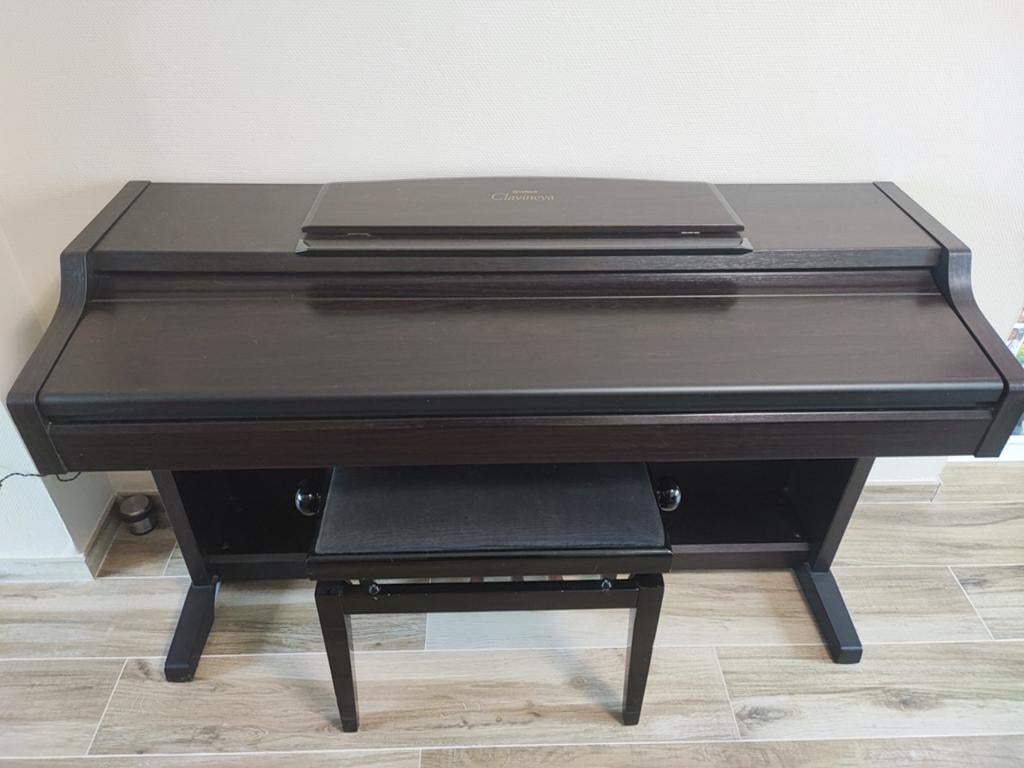 Piano Yamaha, Musique & Instruments, Enlèvement, Utilisé, Brun, Piano