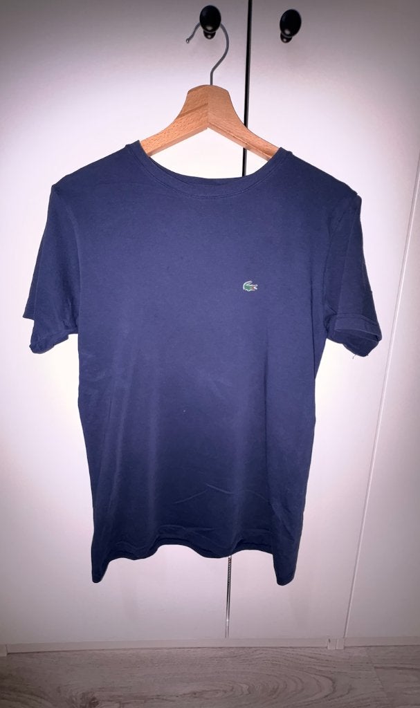 Lacoste Sport Ultra Dry marineblauw T-shirt 16 jaar, Overige typen, Verzenden, Zo goed als nieuw, Lacoste