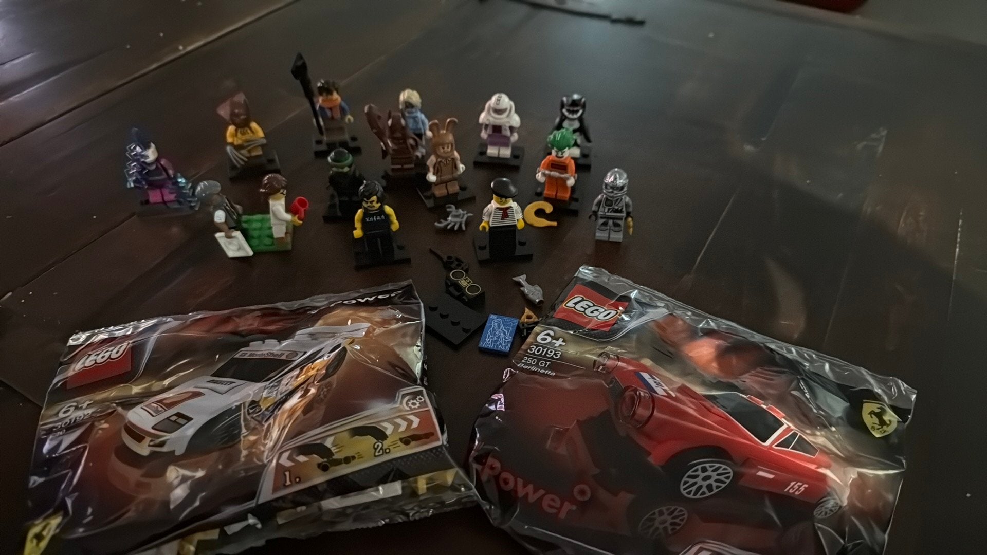 Lego pakket mannetjes en 2 auto’s, Ophalen, Lego