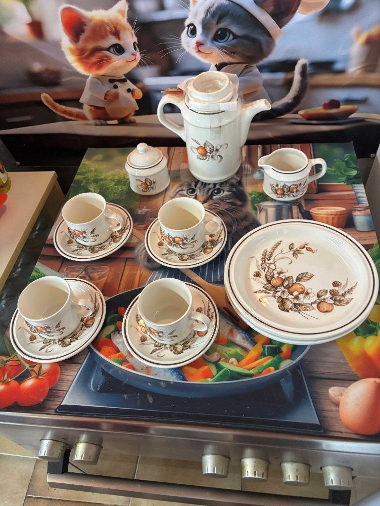 Koffieservice voor 4 personen, Antiek en Kunst, Ophalen
