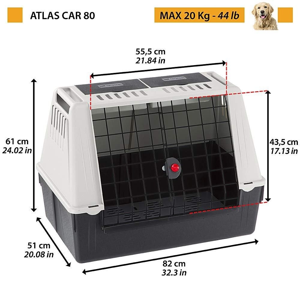 Cage pour chien Ferplast Atlas 80, Animaux & Accessoires, Caisses pour chiens, Utilisé, Enlèvement