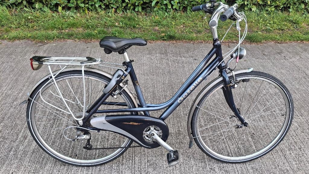 Zeer goede mooie alu. GAZELLE 27v. meisjesfiets 100% IN ORDE, Frein sur jante, 26 pouces ou plus, Comme neuf, Enlèvement