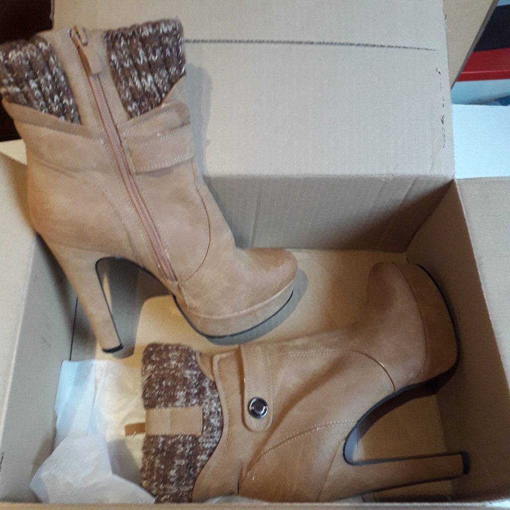 enkellaarzen 39, Verzenden, Beige, Lage of Enkellaarzen