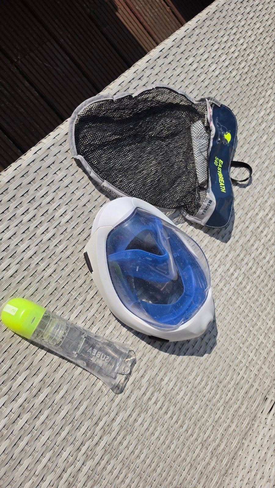 Full face mask snorkel, Watersport en Boten, Snorkelen, Ophalen, Snorkel