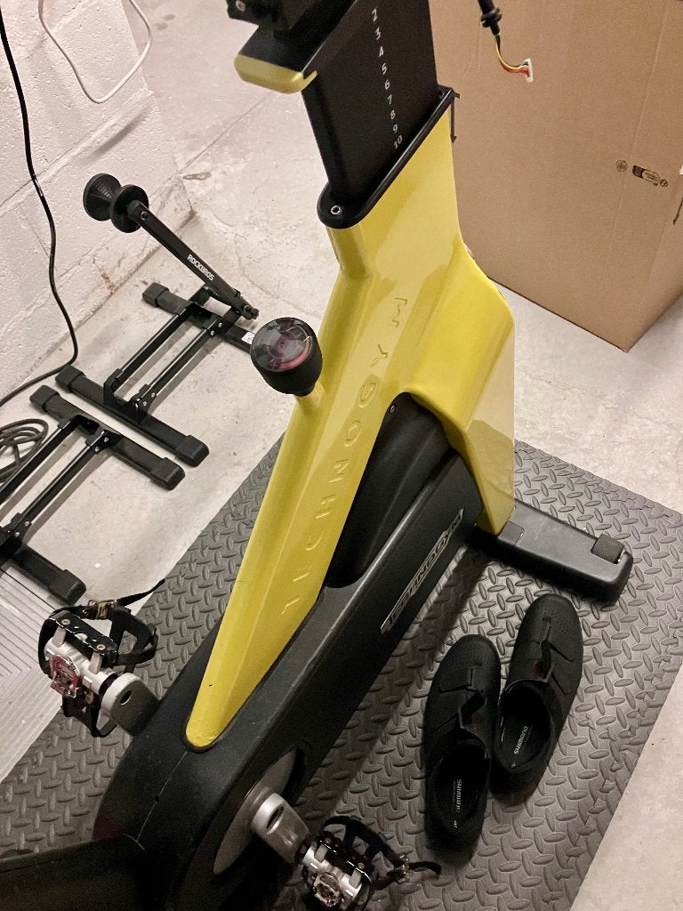 Technogym spinning bike, Ophalen, Benen, Spinningfiets, Aluminium