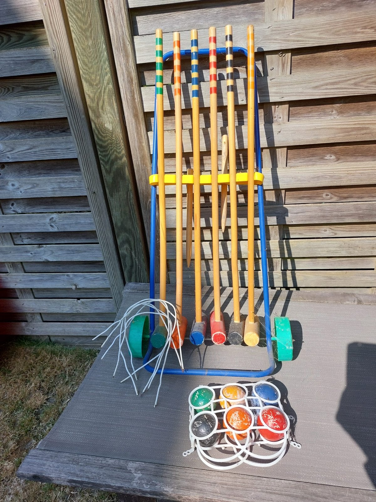 Jeu de croquet enfants, Ophalen of Verzenden, Zo goed als nieuw