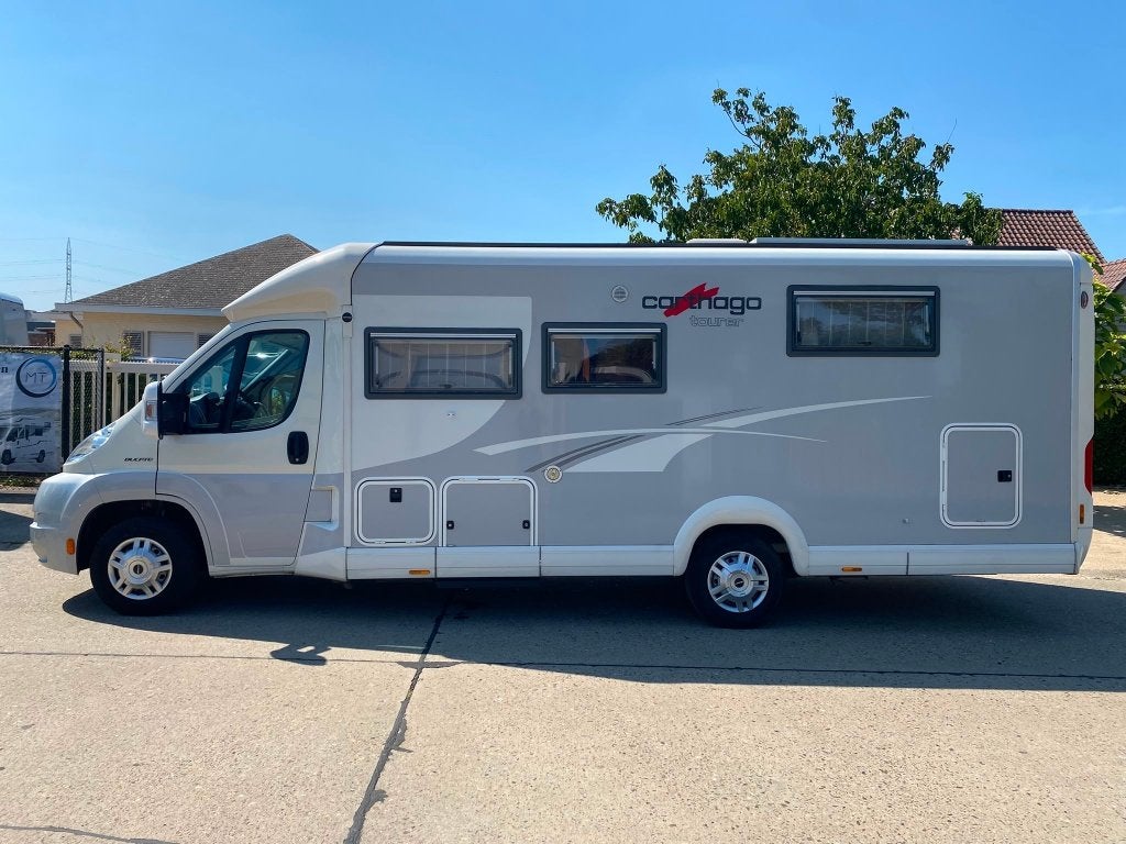 Carthago Tourer T150, Caravans en Kamperen, Mobilhomes, Ringverwarming, Fiat, Boiler, Bedrijf